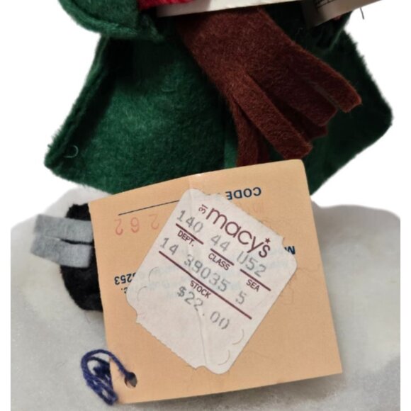 1989 Annalee Mobilitee 7" Boy Caroler #7262 Doll Adorable Hand Painted Face - Picture 5 of 7